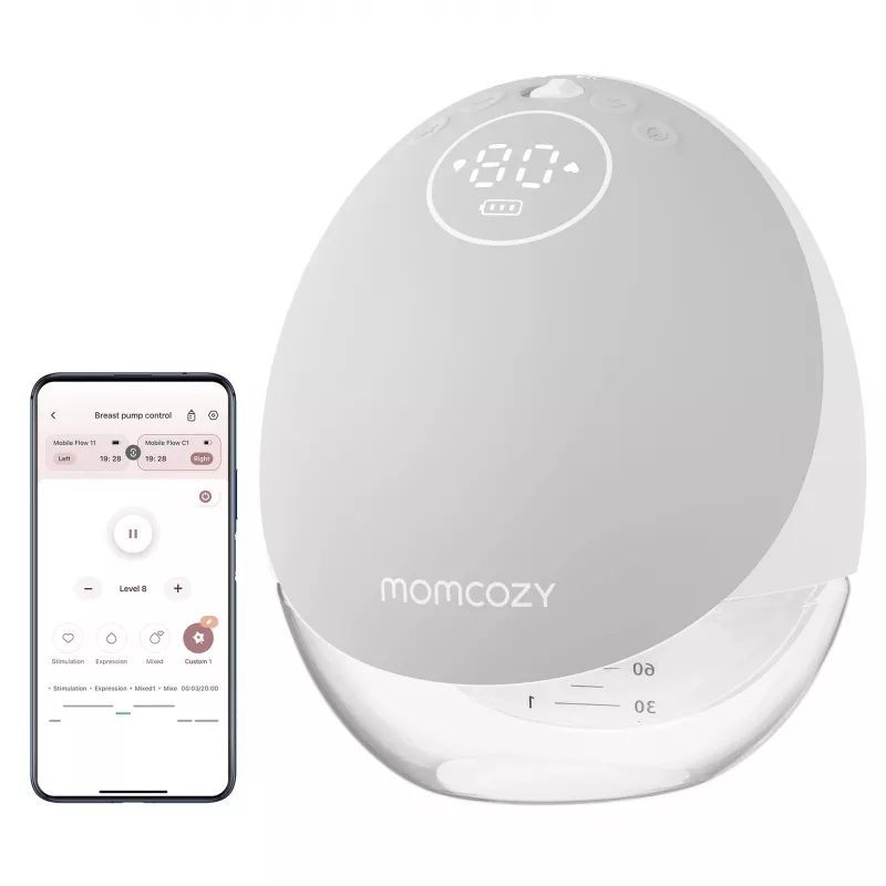 Tiralatte Momcozy M9 single grigio