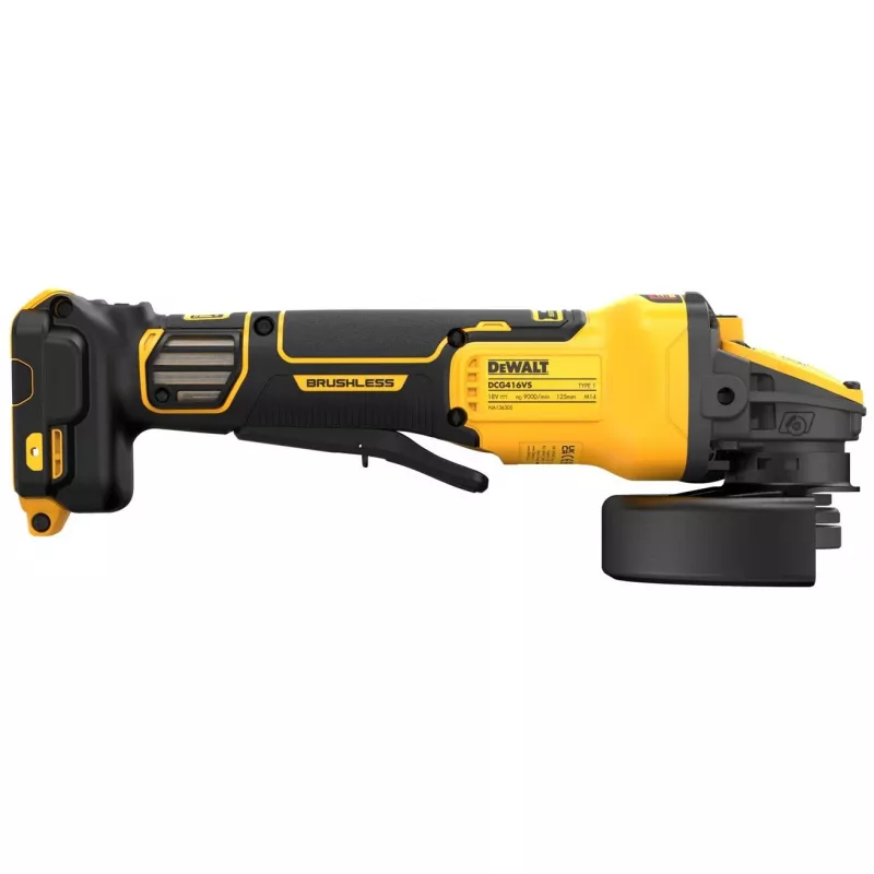 DeWALT DCG416VSN-XJ smerigliatrice angolare a batteria 18 V XR, 125 mm, velocità variabile (senza batteria)