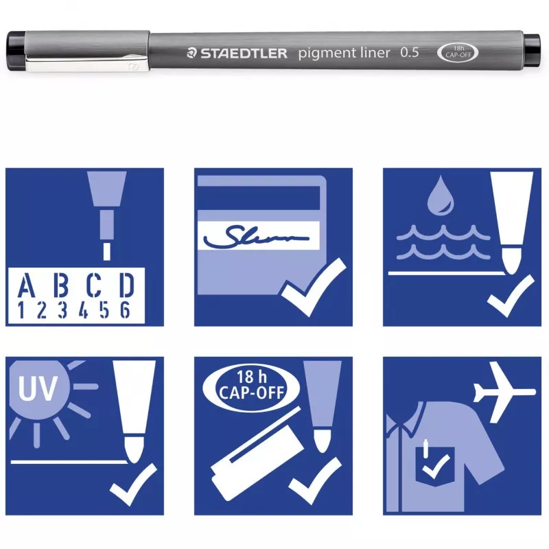 Fineliner Staedtler Pigment Liner 308 rosso