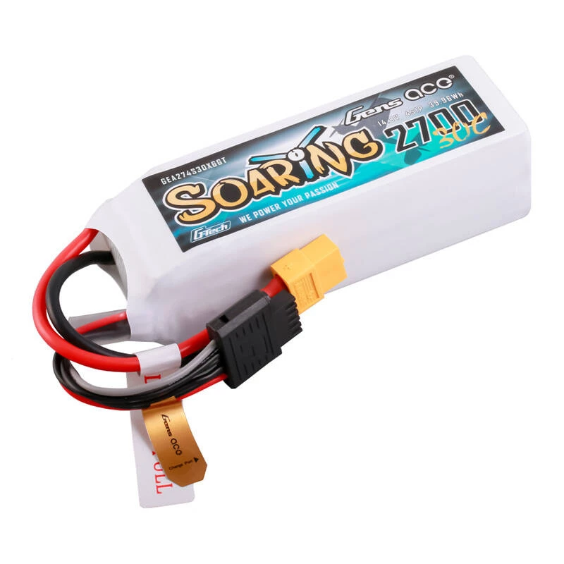Batteria LiPo Gens ace G-Tech Soaring 2700mAh 14,8V 30C 4S1P XT60
