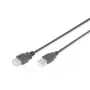 Digitus - prolunga USB - USB Type-A, 4 poli (M) - USB Type-A, 4 poli (F) - 3,0 m (USB / USB2.0) - nero (AK-300202-030-S)