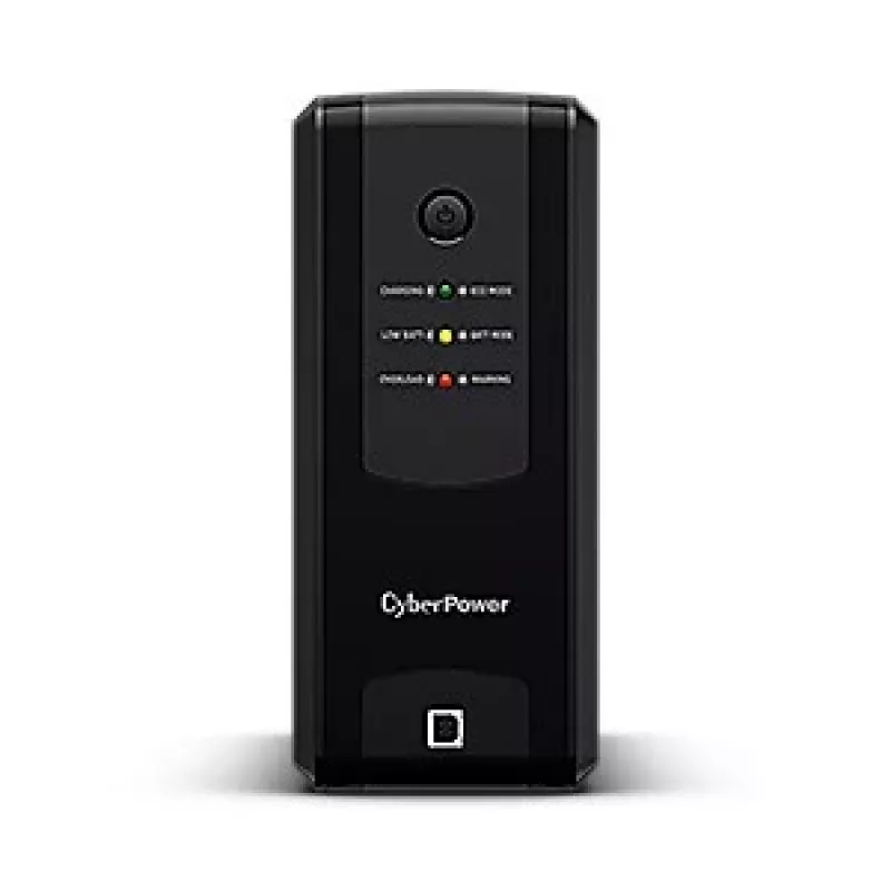 Gruppo di continuità CYBERPOWER UT1050EG-FR, Line-Interactive 1,05 kVA (630 W), 4 uscite Type-E, AVR, USB, RJ-45
