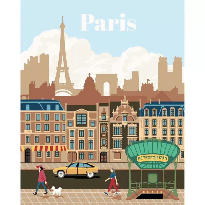 CreArt - Parigi colorata, pittura