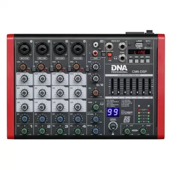 Mixer audio DNA CM6-DSP USB MP3 Bluetooth