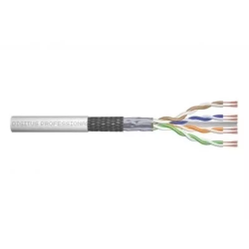 Cavo di rete Digitus CAT 6 SF/UTP Twisted Pair patch cable Rohware 305 m grigio