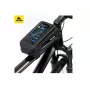 Borsa da telaio per bici Wildman M90 con supporto per cellulare nero