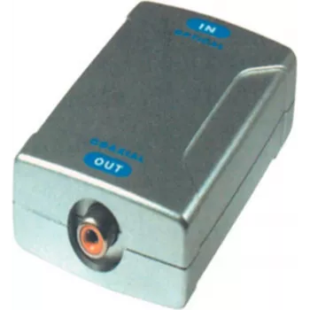 Accoppiatore ottico Toslink ShiverPeaks 69120 — connettore per fibra per collegamenti audio digitali