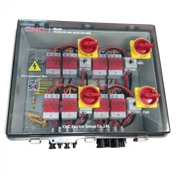 Quadro combinatore fotovoltaico CNC NV822331 DC 8-in 8-out IP66