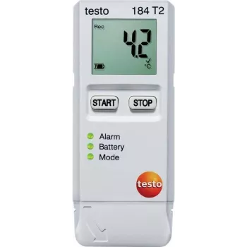 TESTO 184 T2 data logger di temperatura, registratore dati, 40000 valori misurati, -35 ... +70 °C, 0,1 °C (0572 1842)