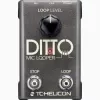 Looper per microfono TC‑Helicon Ditto Mic Looper con ingresso microfono (modello 000-DDU01-00010)