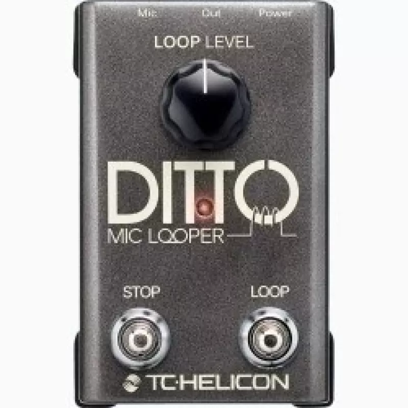 Looper per microfono TC‑Helicon Ditto Mic Looper con ingresso microfono (modello 000-DDU01-00010)