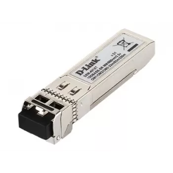 D-Link 10GBase-SR ricetrasmettitore SFP+, 80/300m, fibra ottica, 10000 Mbit/s, SFP+, LC, 50/125, 62,5/125 µm, SR