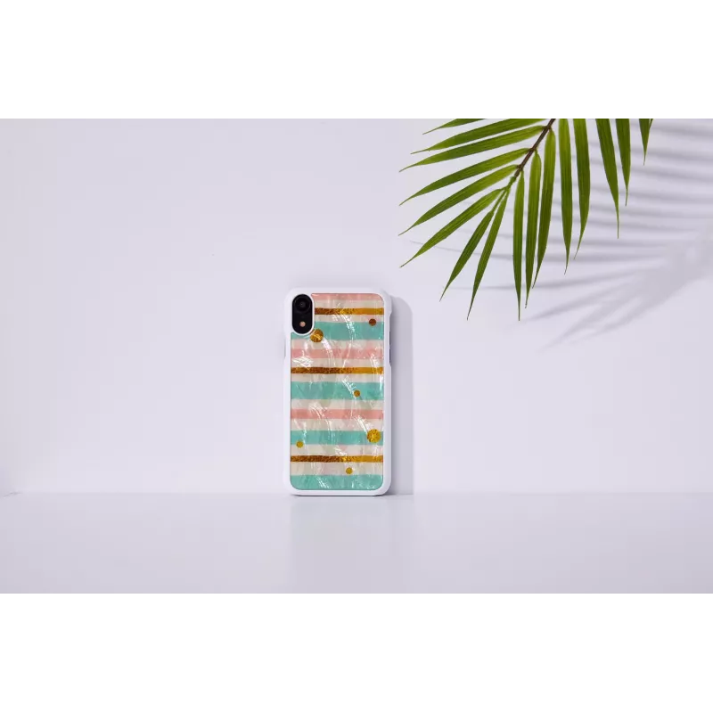 iKins Pop custodia per iPhone XR, bianca menta, K1730H