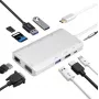Docking station helos 304265 USB 3.1 Type-C con HDMI, VGA, USB e LAN