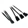 Inter-Tech Argus RS-06 set di ventole RGB, 3x 120 mm (120x120x25), RF, nero/bianco