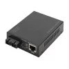 Digitus convertitore di media Gigabit PoE, RJ45 / SC, SM, PSE
