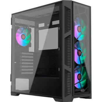 PONOS Ultra, case Midi Tower, PC, nero, ATX, EATX, micro ATX, Mini-ITX, SPCC