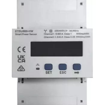 Sensore di potenza intelligente a 3 fasi HUAWEI DTSU666-HW con connettività Wi‑Fi per la misurazione di potenza ed energia