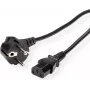 Cavo di alimentazione ROLINE verde 19.44.1002 nero 3 m CEE7/7 IEC C13