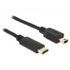 Cavo USB DeLOCK 2 m USB2.0-C Mini-USB B 83336