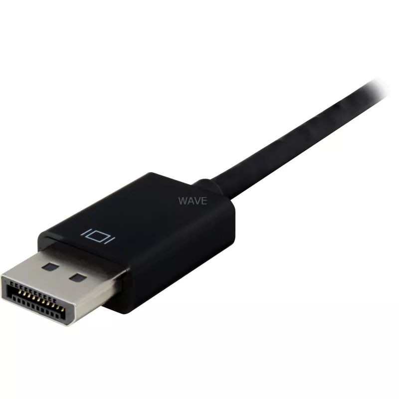 Convertitore DisplayPort 1.2 > DVI24+1, cavo nero, 15 cm