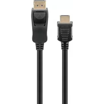 Goobay 3m, cavo adattatore DisplayPort a HDMI™ 1.4, 4K@30Hz, contatti dorati