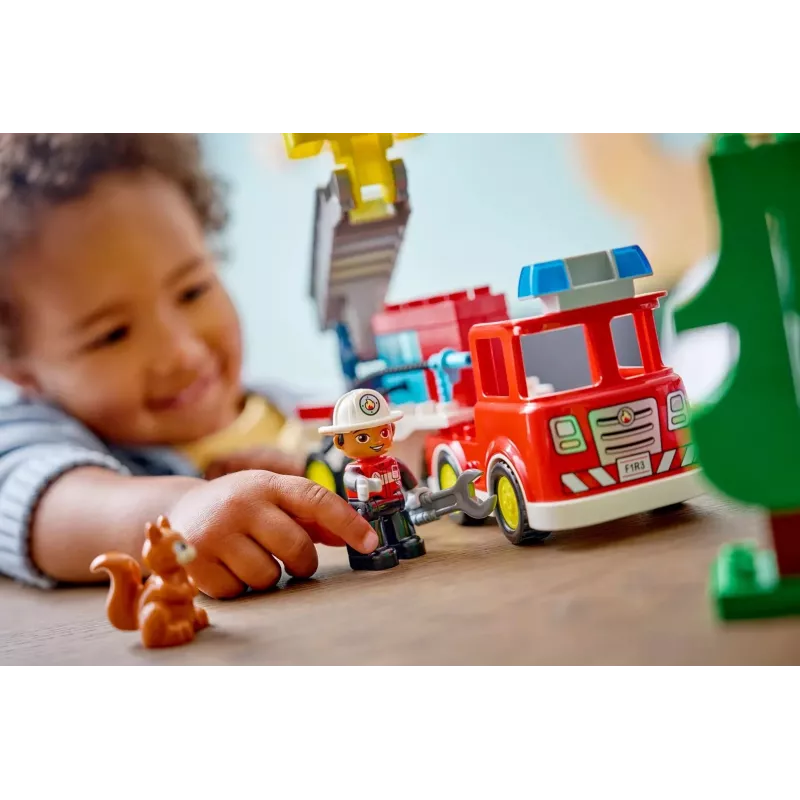 LEGO DUPLO 10473 Camion dei pompieri con manichetta e pompiere