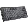 Logitech MX Mechanical Mini 920-010782 tastiera wireless retroilluminata, switch a click, RF wireless + Bluetooth LE, QWERTY US International, grafite