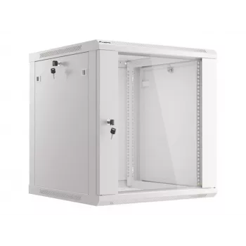 Armadio di installazione a parete Lanberg 19'' 12U 600x600mm grigio (porta in vetro)