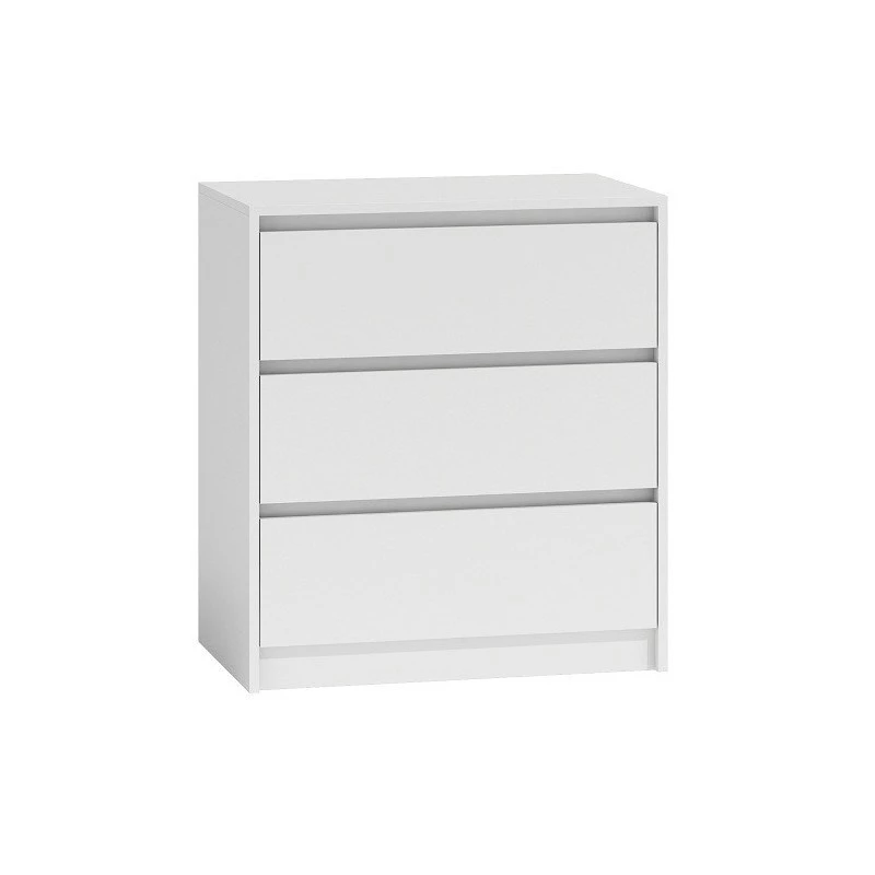 Comò Top e Shop K3 BIEL, 3 cassetti, bianco, truciolare, 700×430×780 mm