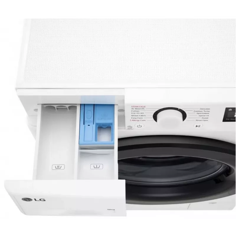 Lavatrice LG F2WR509SBW 9 kg, classe di efficienza energetica A