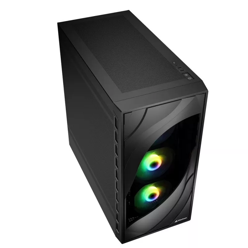 Case Midi-Tower Sharkoon REBEL C80M RGB nero