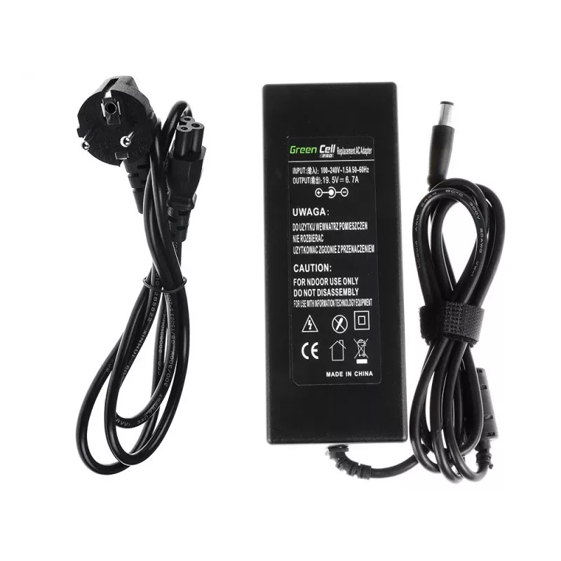 Alimentatore Green Cell AD35P 130 W AC/DC 19,5 V 6,7 A per laptop, per interni, nero
