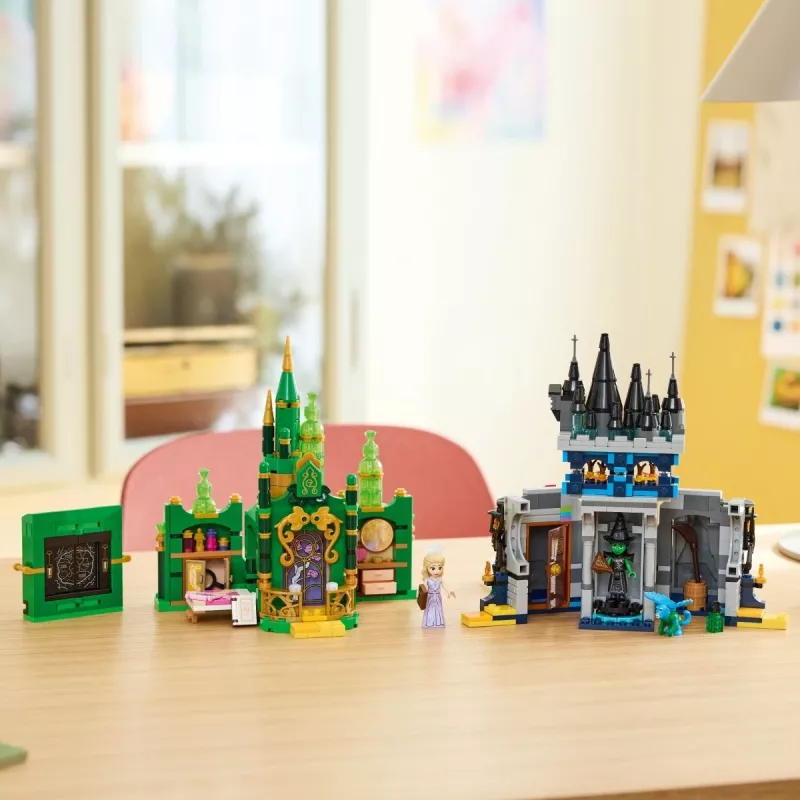 Set LEGO Wicked 75689 — set di gioco Città di Smeraldo e Castello Kiamo Ko