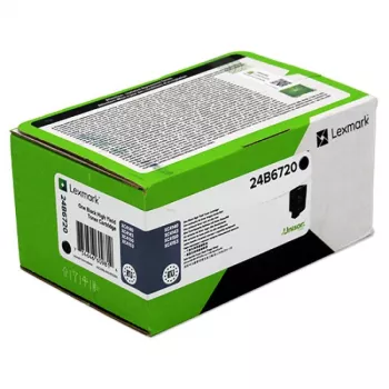 Lexmark 24B6720 cartuccia toner 1 pezzo originale nero