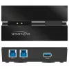 DeLOCK 11495 commutatore dati per computer 5 Gbit/s nero plastica