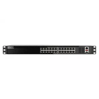QNAP QSW-M3224-24T switch di rete managed L3 10G Ethernet (100/1000/10000) 1U nero, argento