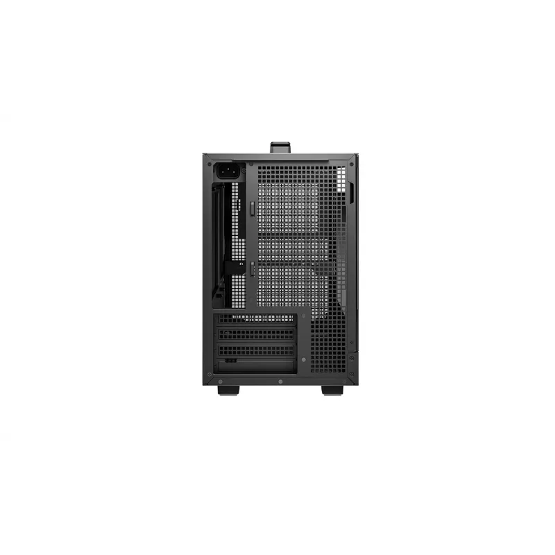 DeepCool CH160 PLUS R-CH160-BKNGM0-G case compatto per computer (SFF), Mini-ITX/Micro-ATX, vetro temperato, nero