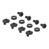 Delock 66884 Pannello per guida DIN da 19 pollici, 2U, nero