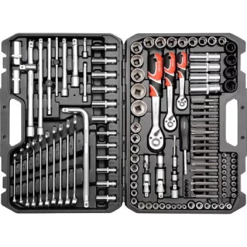 YATO SET DI CHIAVI A VITE E A BUSSOLA 1/4, 3/8, 1/2 128 pezzi 38872
