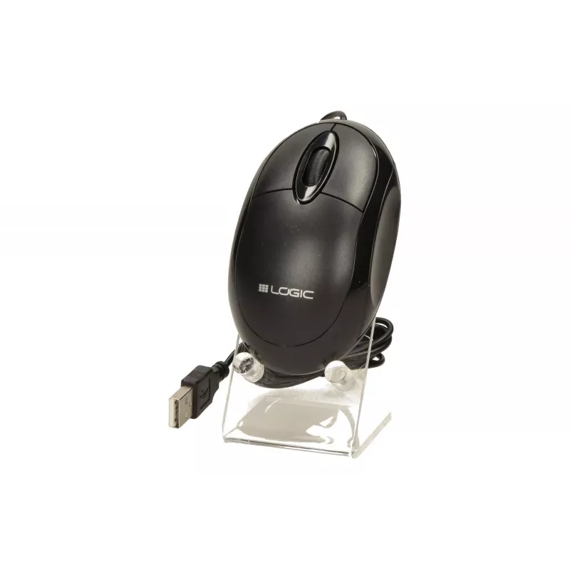 Logic Lm-11 - Mouse - ottico - con filo - USB - nero