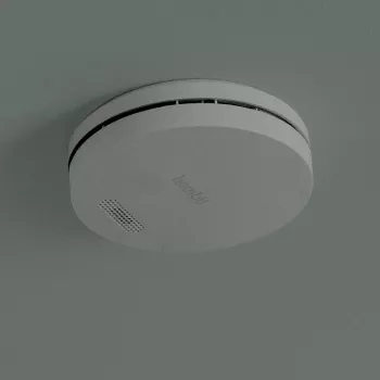 Rilevatore di fumo Hombli HBSA-0108 wireless fotoelettrico 3V litio