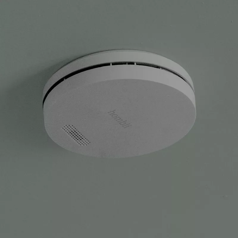 Rilevatore di fumo Hombli HBSA-0108 wireless fotoelettrico 3V litio