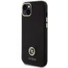 GUESS | GUHCP15M4DGPK | Cover posteriore | Apple | iPhone 15 Plus/14 Plus | TPU, silicone, microfibra | nero