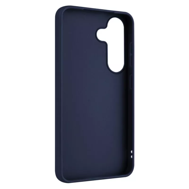 Cover posteriore per cellulare FIXED per Samsung Galaxy S25 – gomma, blu