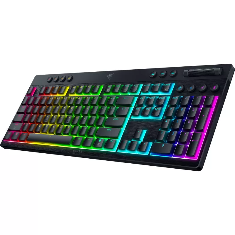 Tastiera meccanica low-profile Razer BlackWidow V4 — switch Orange, Wireless Bluetooth