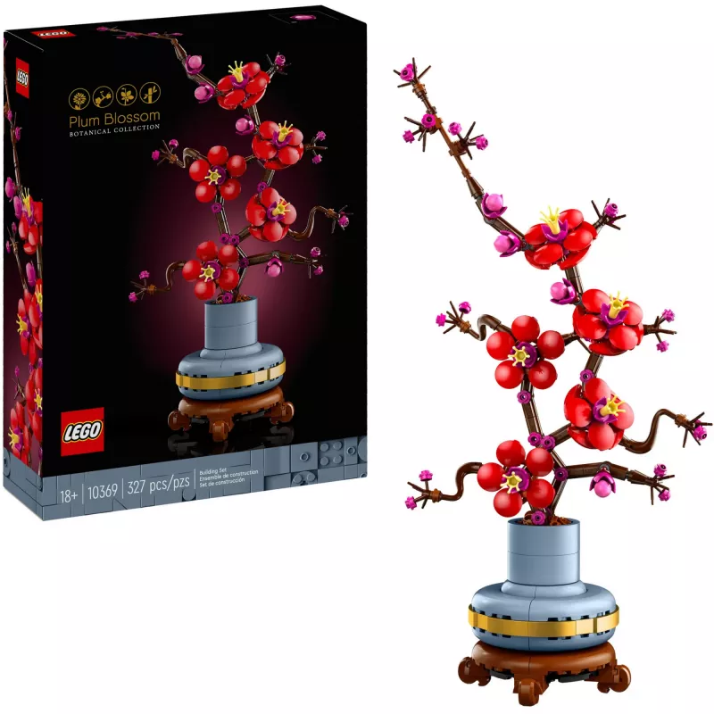 LEGO Icons set decorativo fiori di prugno 10369, multicolore