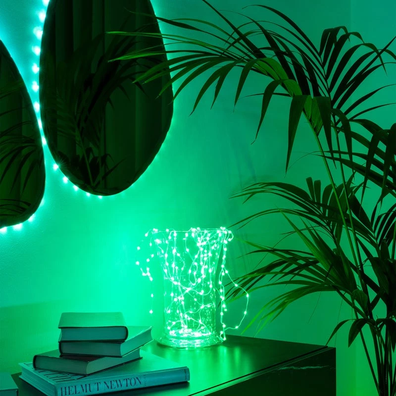 Festa luminosa LED Twinkly TWD200STP-TEU striscia multicolore per interni, distanza 5 cm, IP20, cavo trasparente