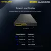 Powerbank portatile Nitecore NB10000 — 10000 mAh, USB‑A + USB‑C, uscita totale 38 W, grigio