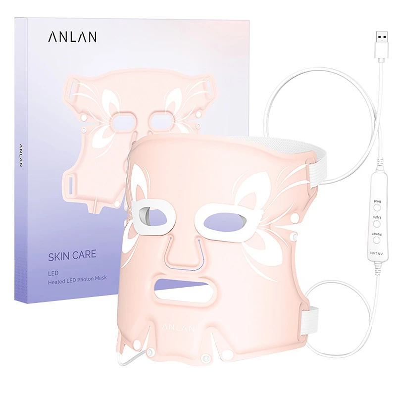 Maschera per terapia luminosa impermeabile ANLAN 01-AGZMZ per trattamento LED viso